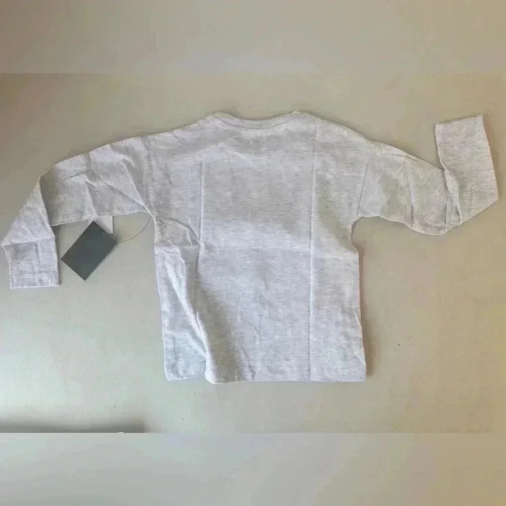 DKNY Girls' Fashion Long Sleeve T-Shirt  Gray Pink Sparking size 5t and Size 6x - Picture 9 of 12